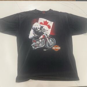🏍️ Vintage 90s Harley-Davidson Canada Tee — Dartmouth Nova Scotia